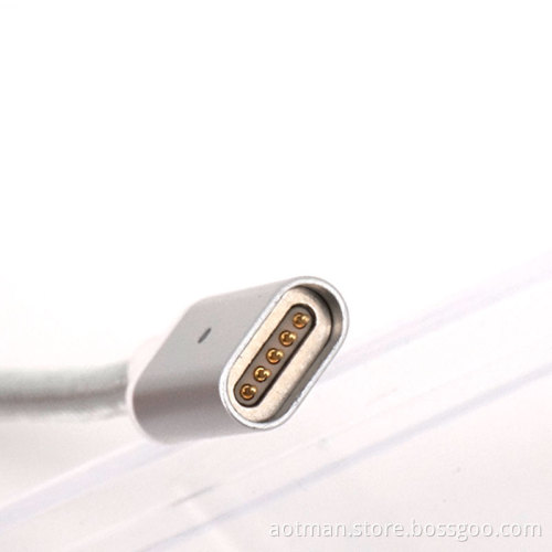 Newest fast charging magnetic cable android micro usb to type c nylon braided cable for sale